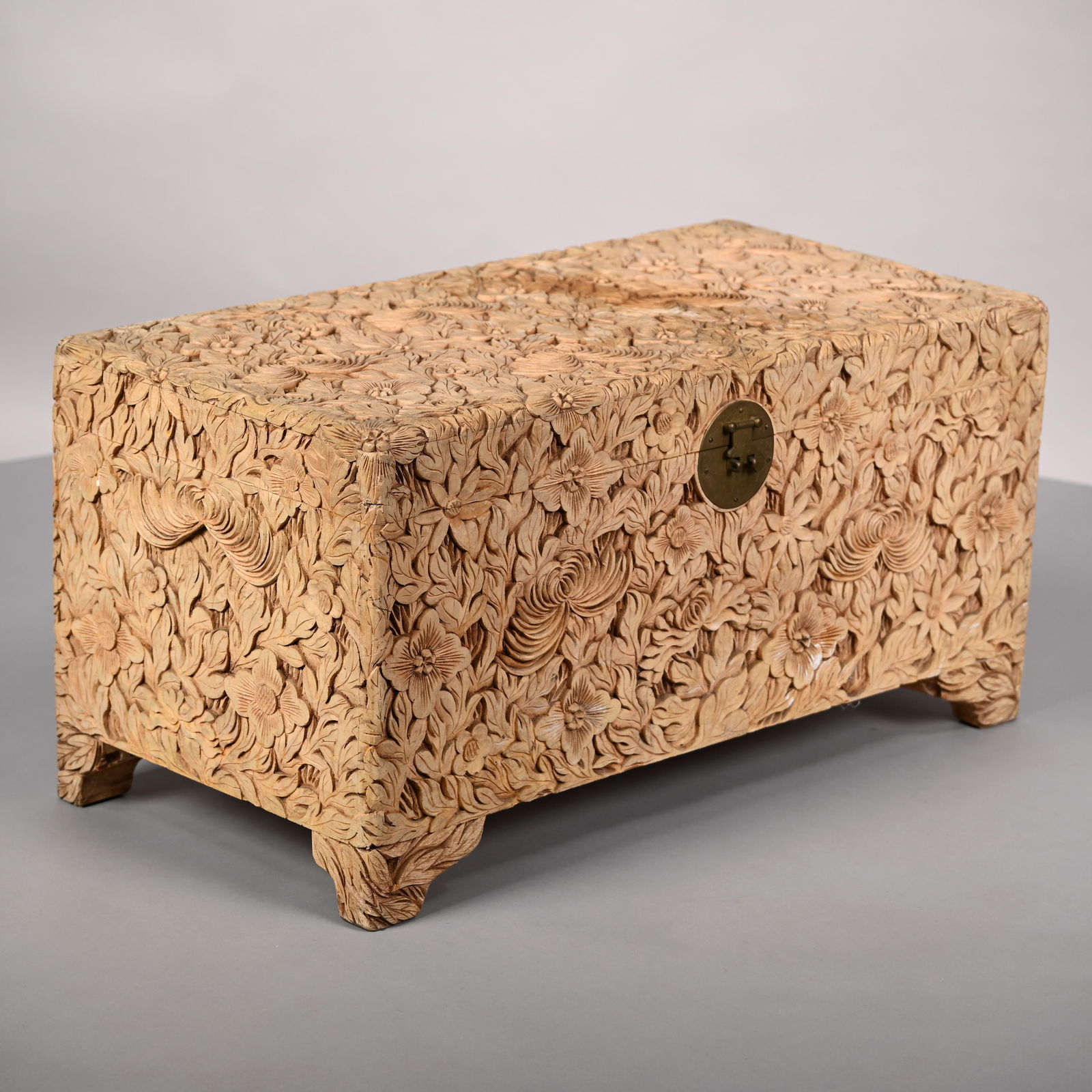 Chinese Carved Camphorwood Chest (1 of 11)