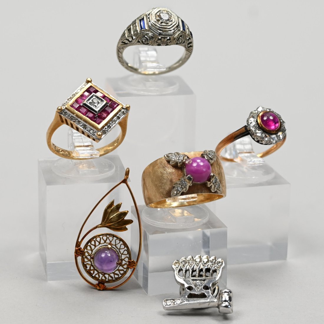 Group of 18K and 14K Gold Jewelry (1 of 19)