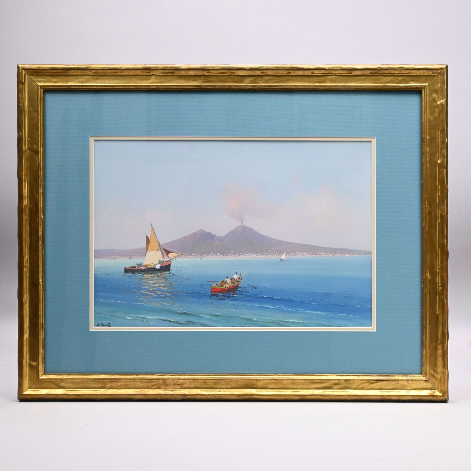 Italian School - View of Mount Vesuvius (1 of 5)