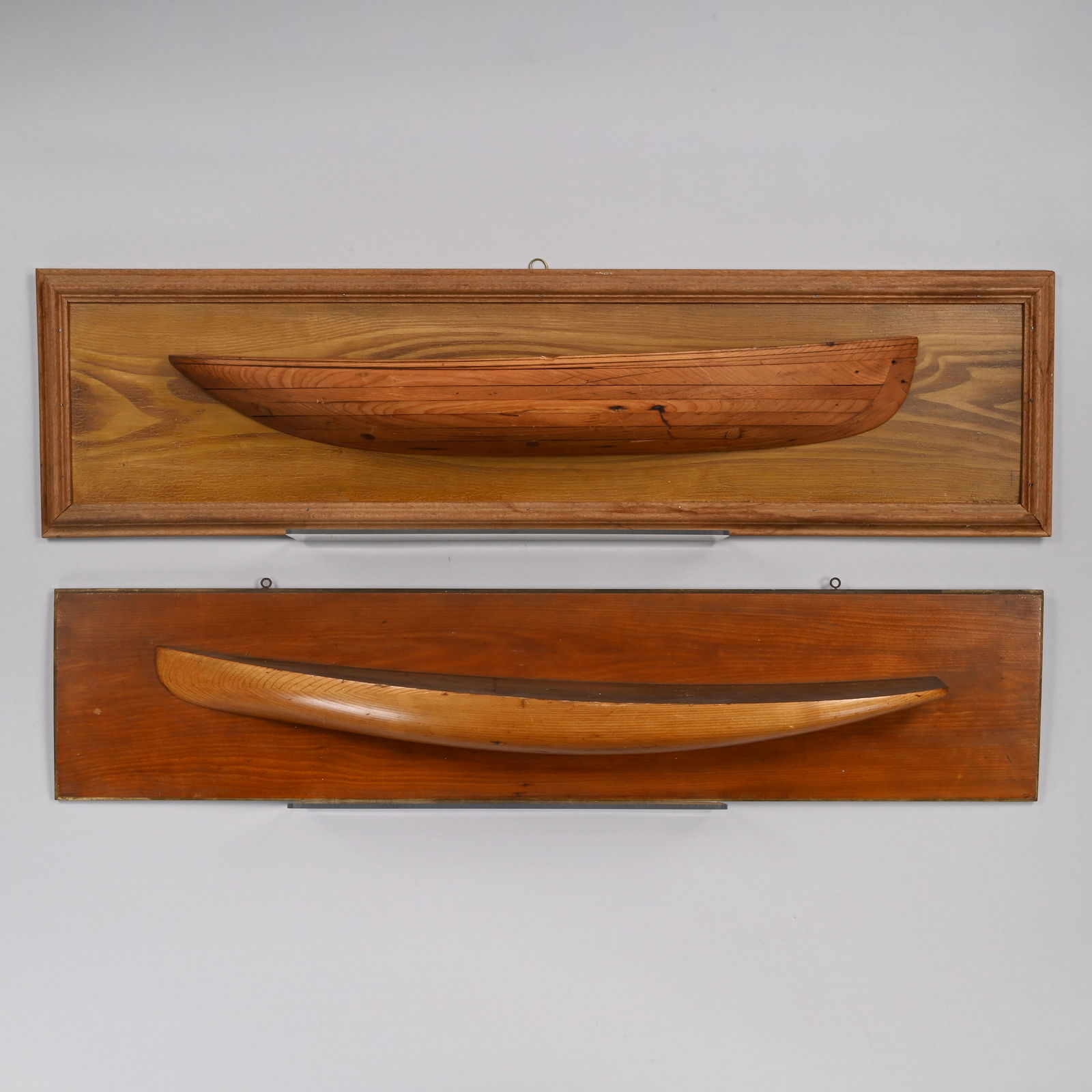 Two Builder's Pine and Spruce Half Hull Models (1 of 6)