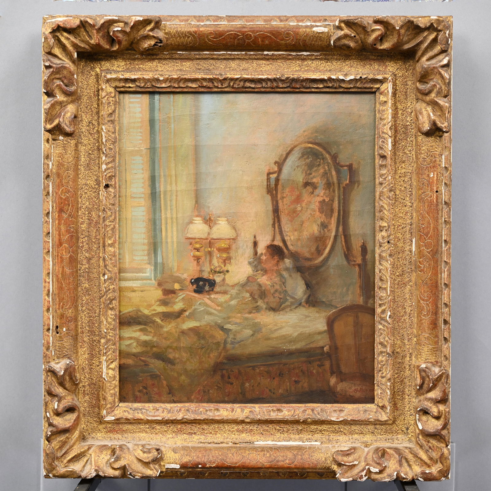 Aaron A. Shikler - "The Antique Bed," 1953 (1 of 4)