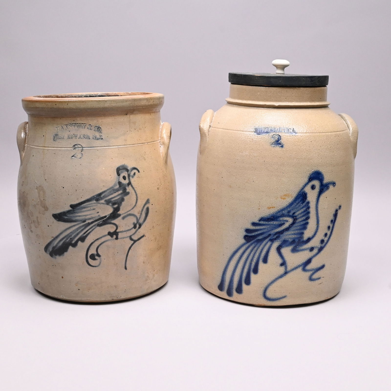 Two New York StonewareCobalt Blue-Decorated Crocks (1 of 17)