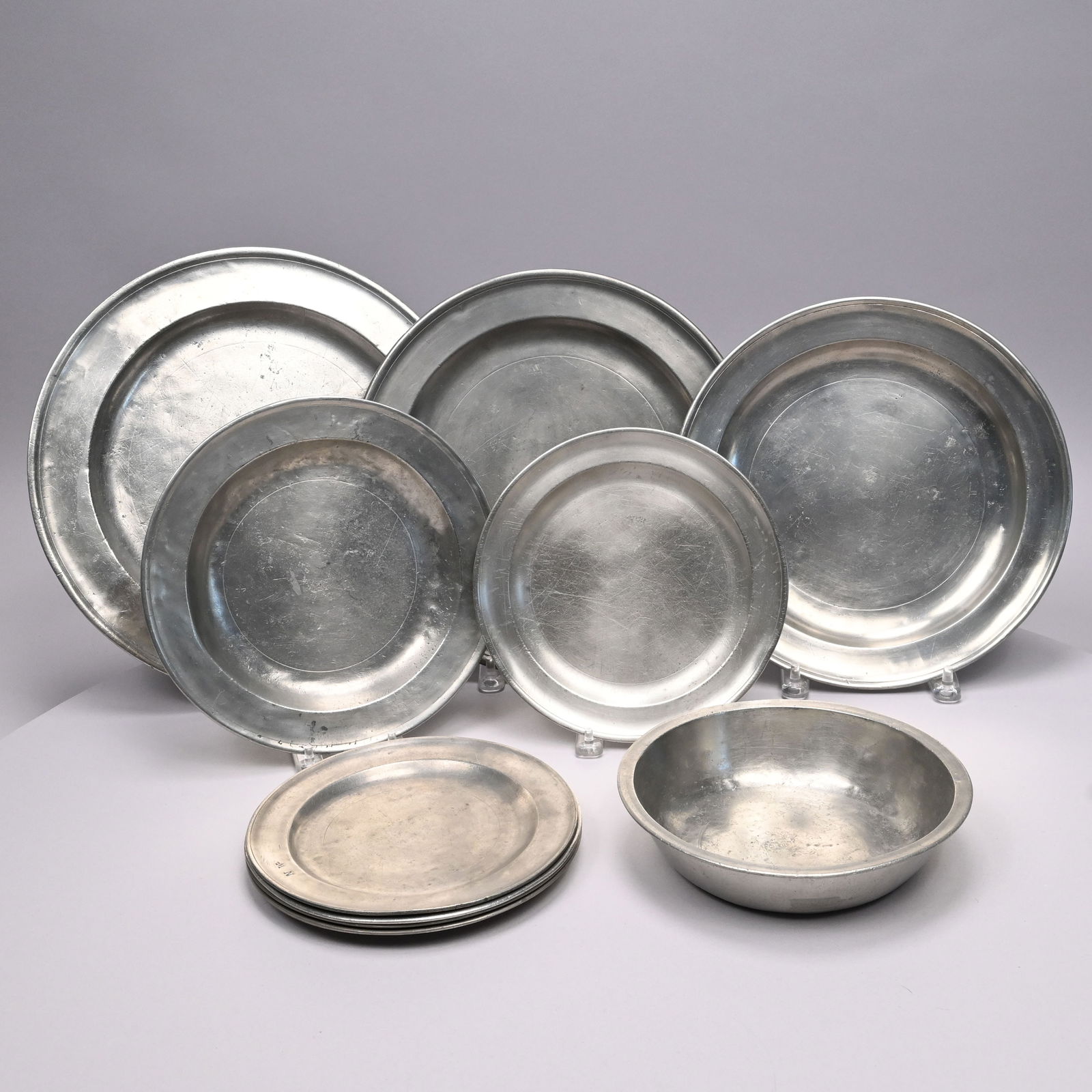 Ten Massachusetts Plates, Dishes and a Basin (1 of 16)