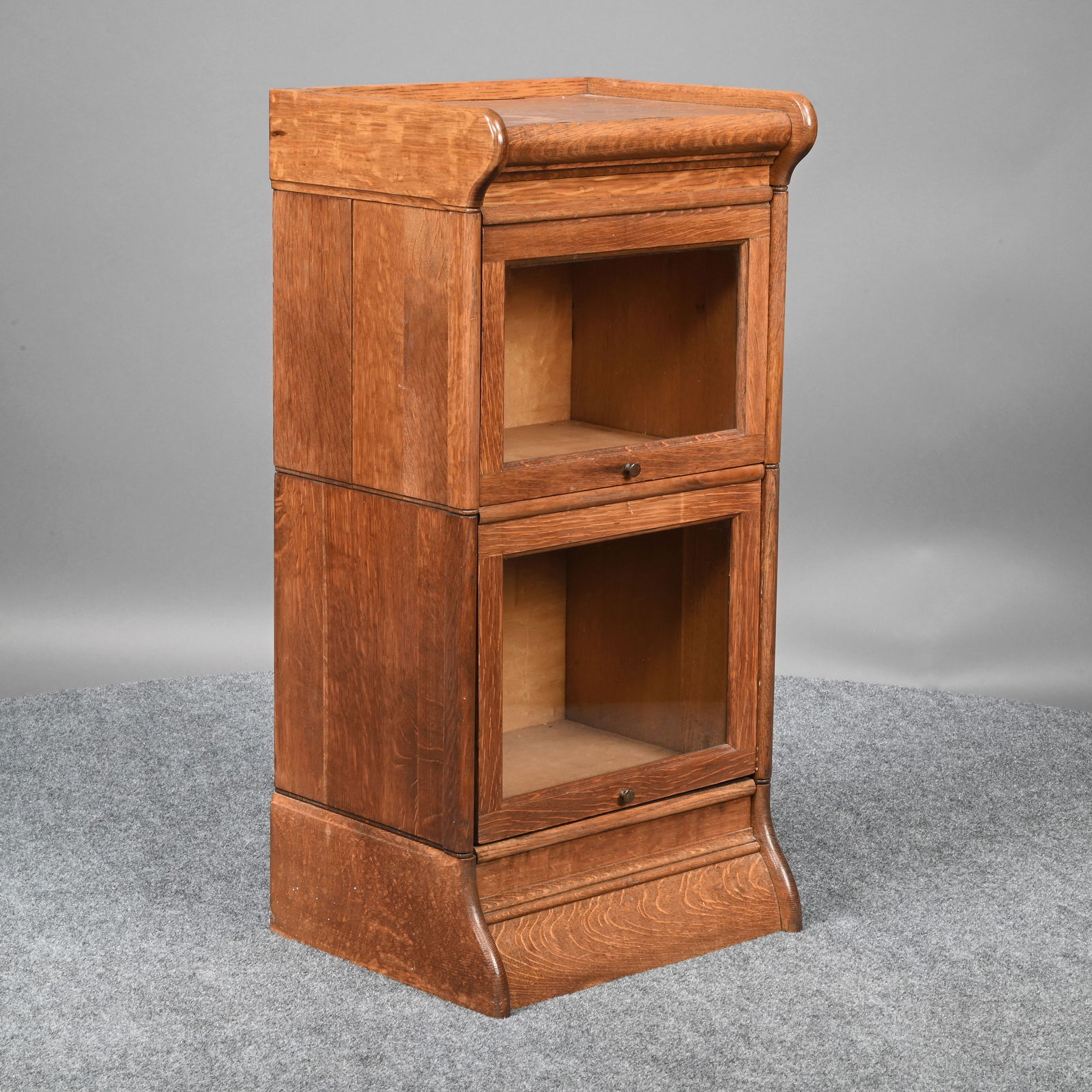 Oak Half-Size Barrister Bookcase (1 of 9)
