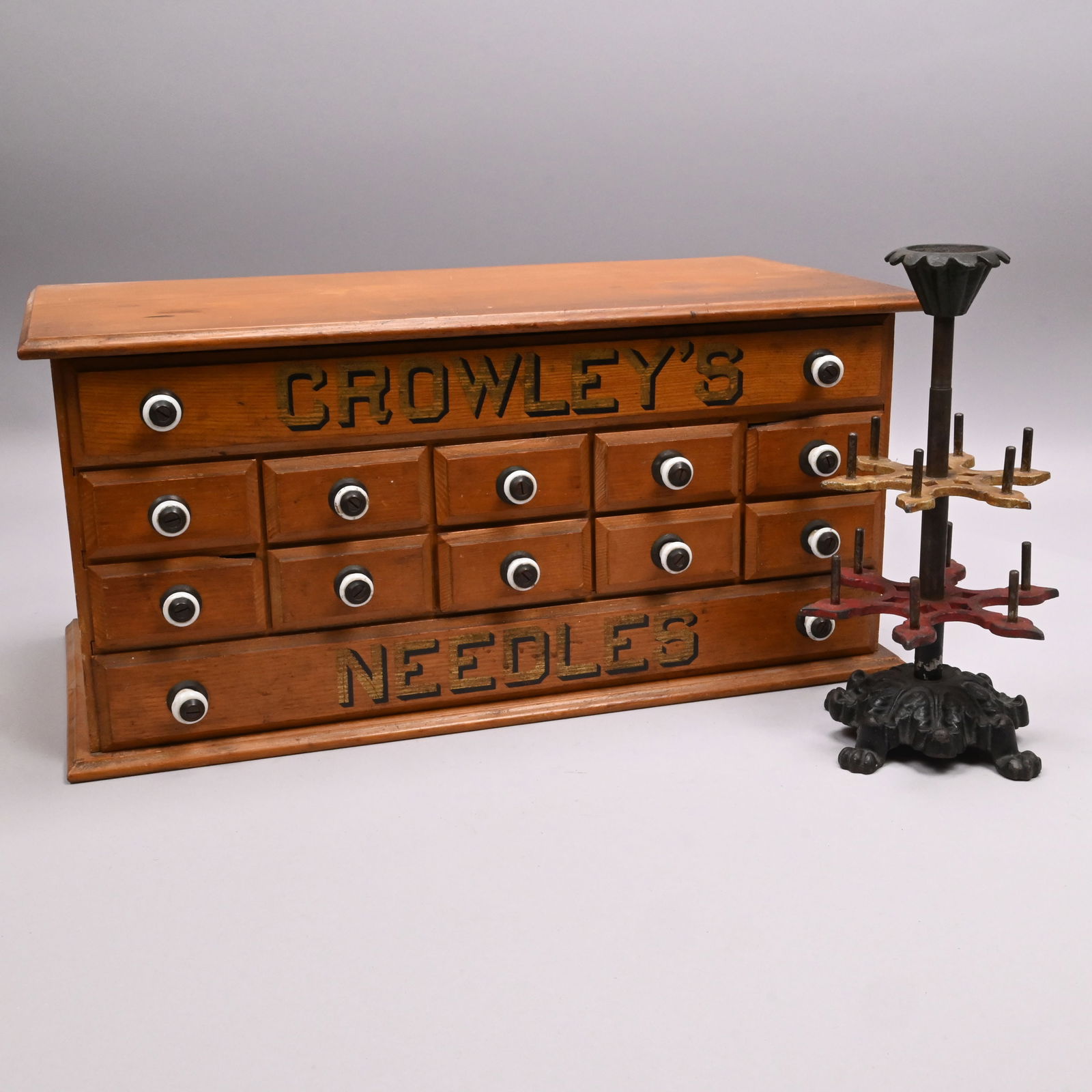 American Advertising Cabinet and a Thread Holder (1 of 9)