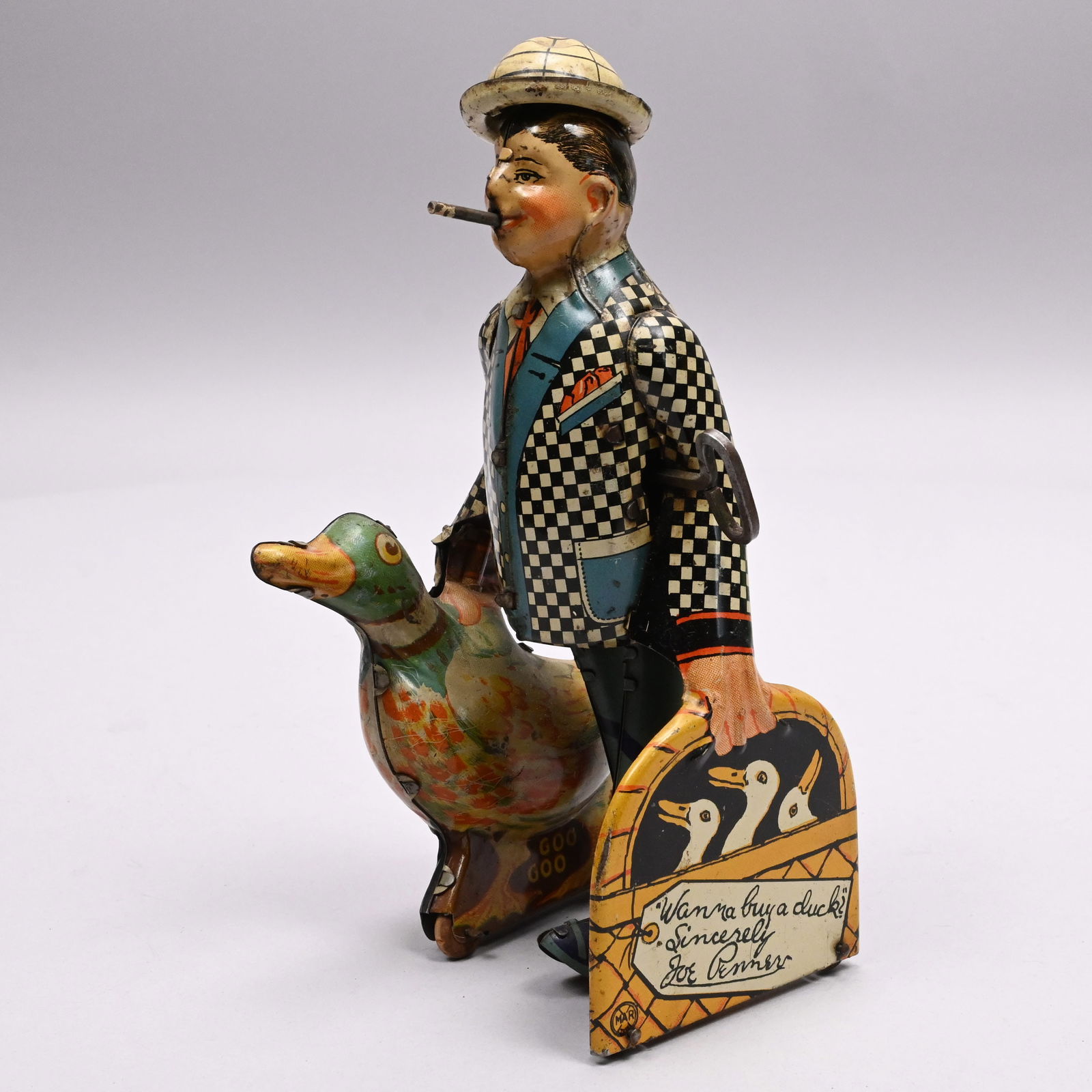 'Joe Penner and His Duck' Wind-Up Toy, Louis Marx (1 of 8)