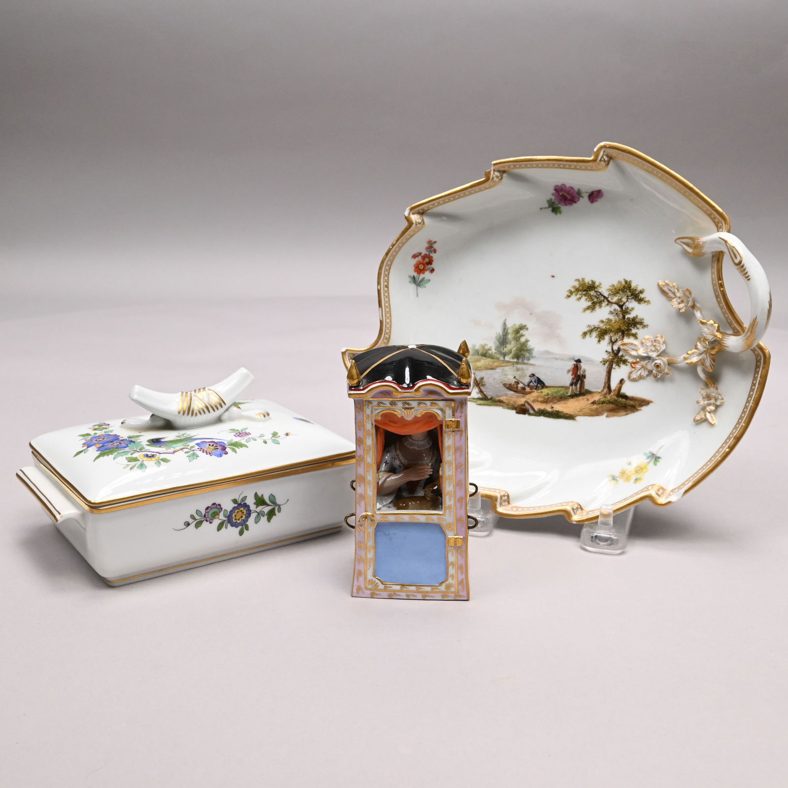 Three Meissen Porcelain Table Articles (1 of 18)