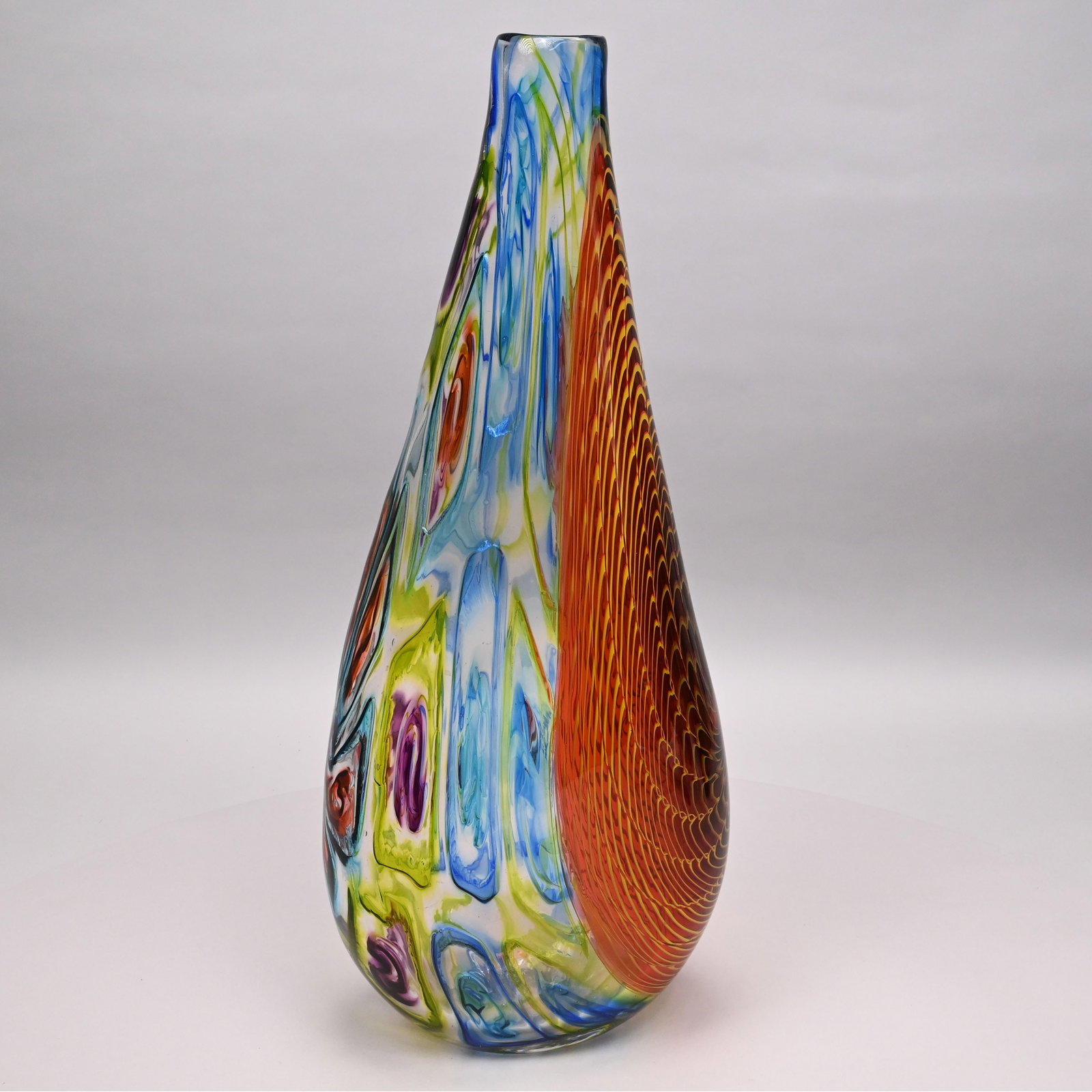 French Art Glass 'Wave' Vase, Christian Thirion (1 of 8)