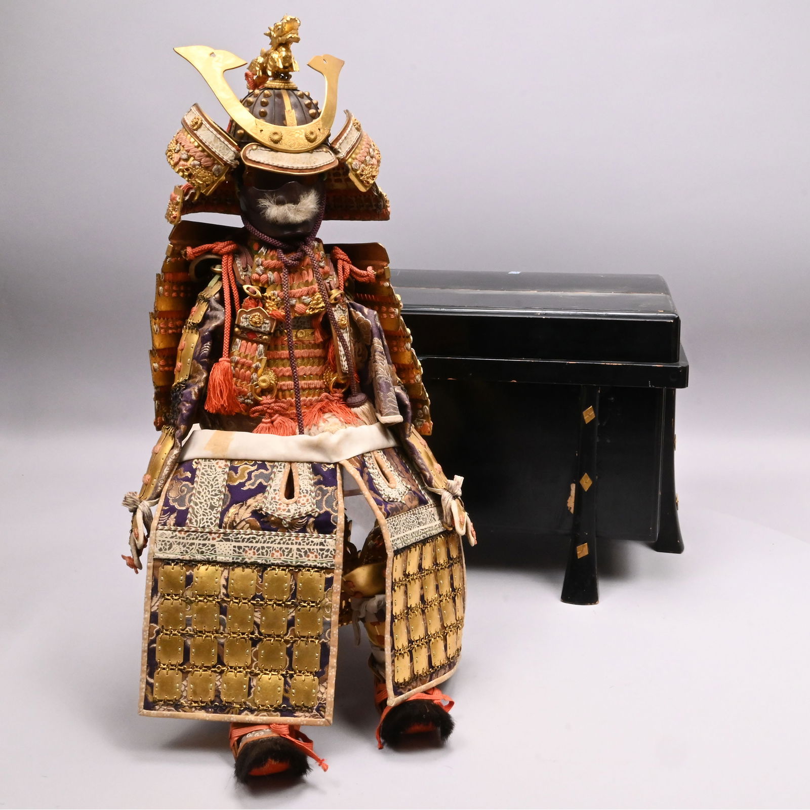 Japanese Boy's Day Miniature Samurai Helmet &Armor (1 of 14)