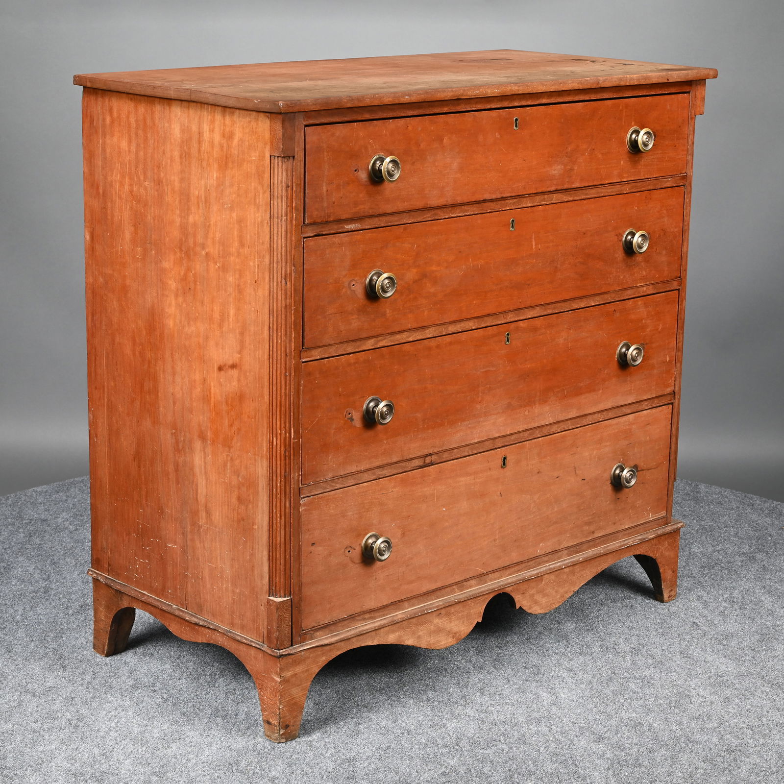 New York Federal Mahogany Chest of Drawers (1 of 6)