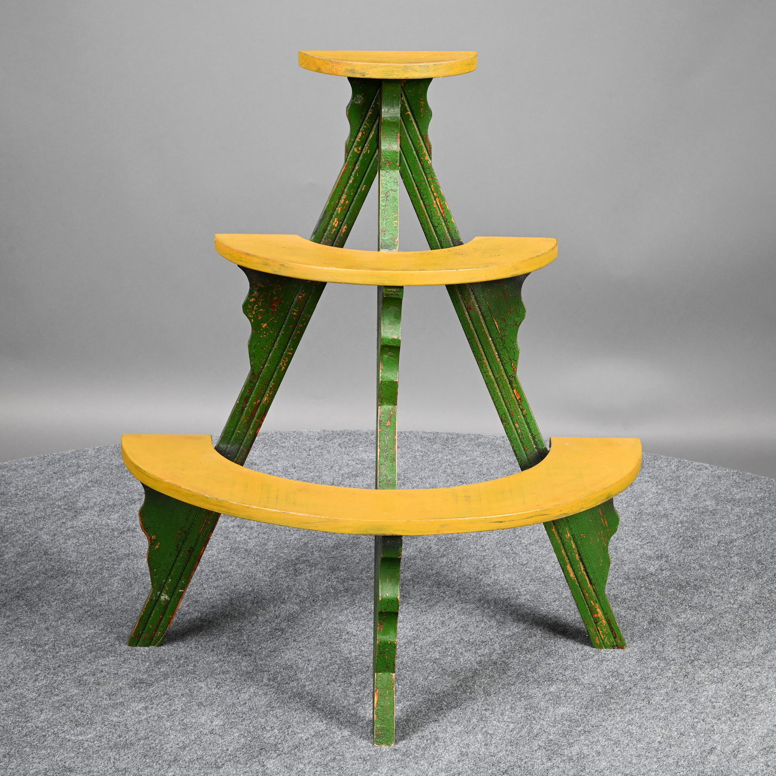 Country Painted Wood Plant or Crock Stand (1 of 6)