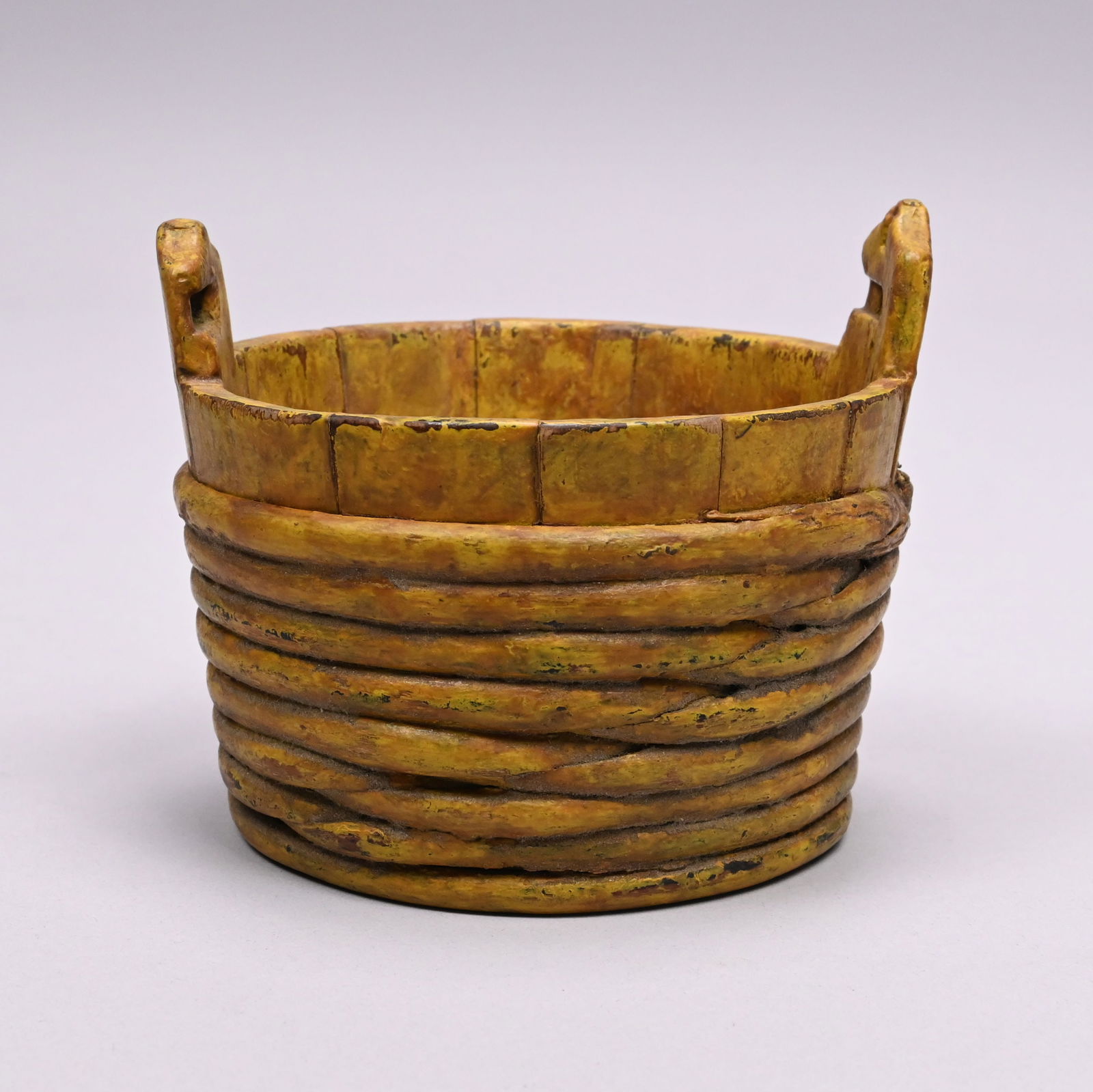 Miniature Pine and Ash Bucket or Pail (1 of 6)