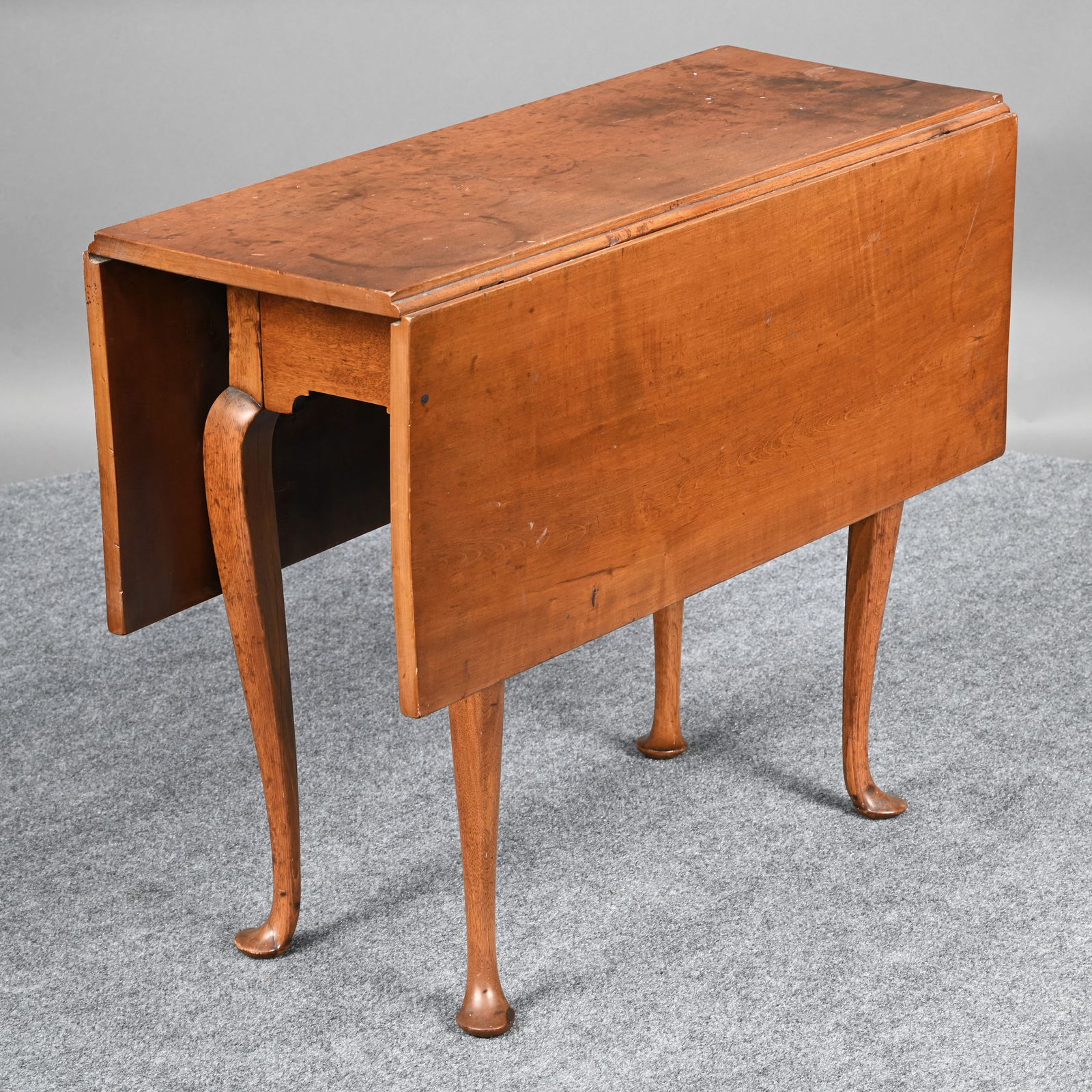 New England Queen Anne Birch Drop-Leaf Table (1 of 13)