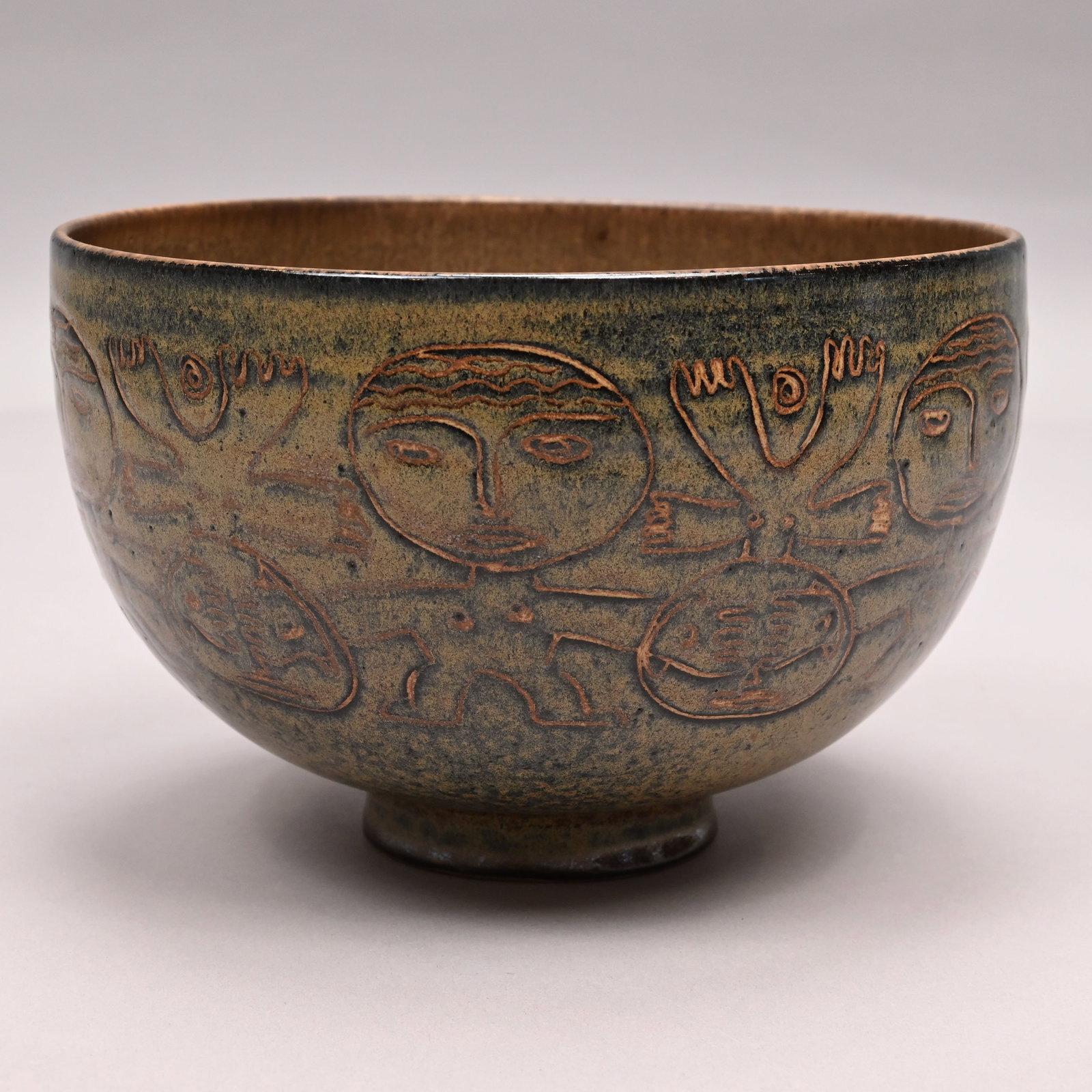 Edwin O. and Mary G. Scheier - Stoneware Bowl (1 of 7)