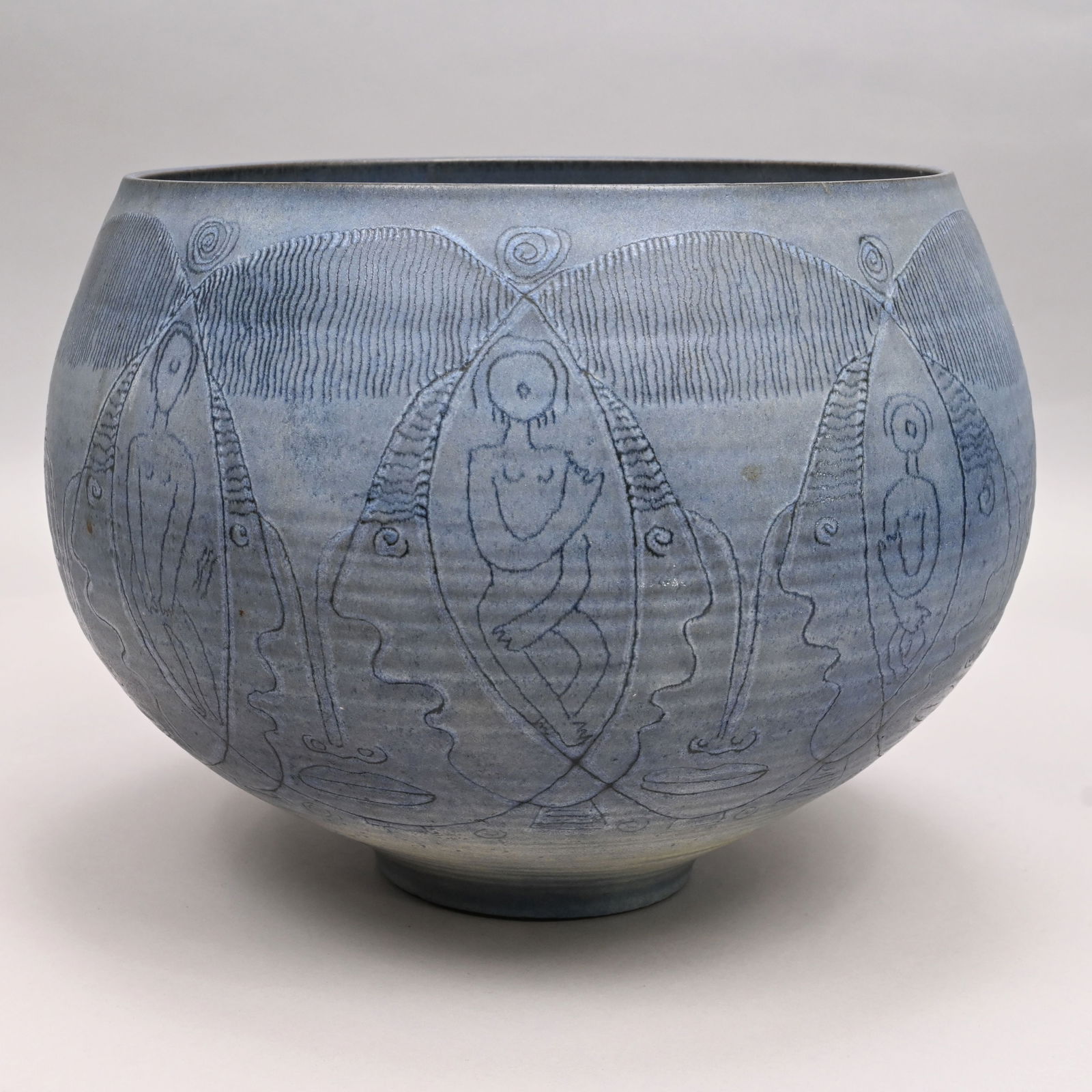 Edwin O. and Mary G. Scheier -Large Stoneware Bowl (1 of 9)