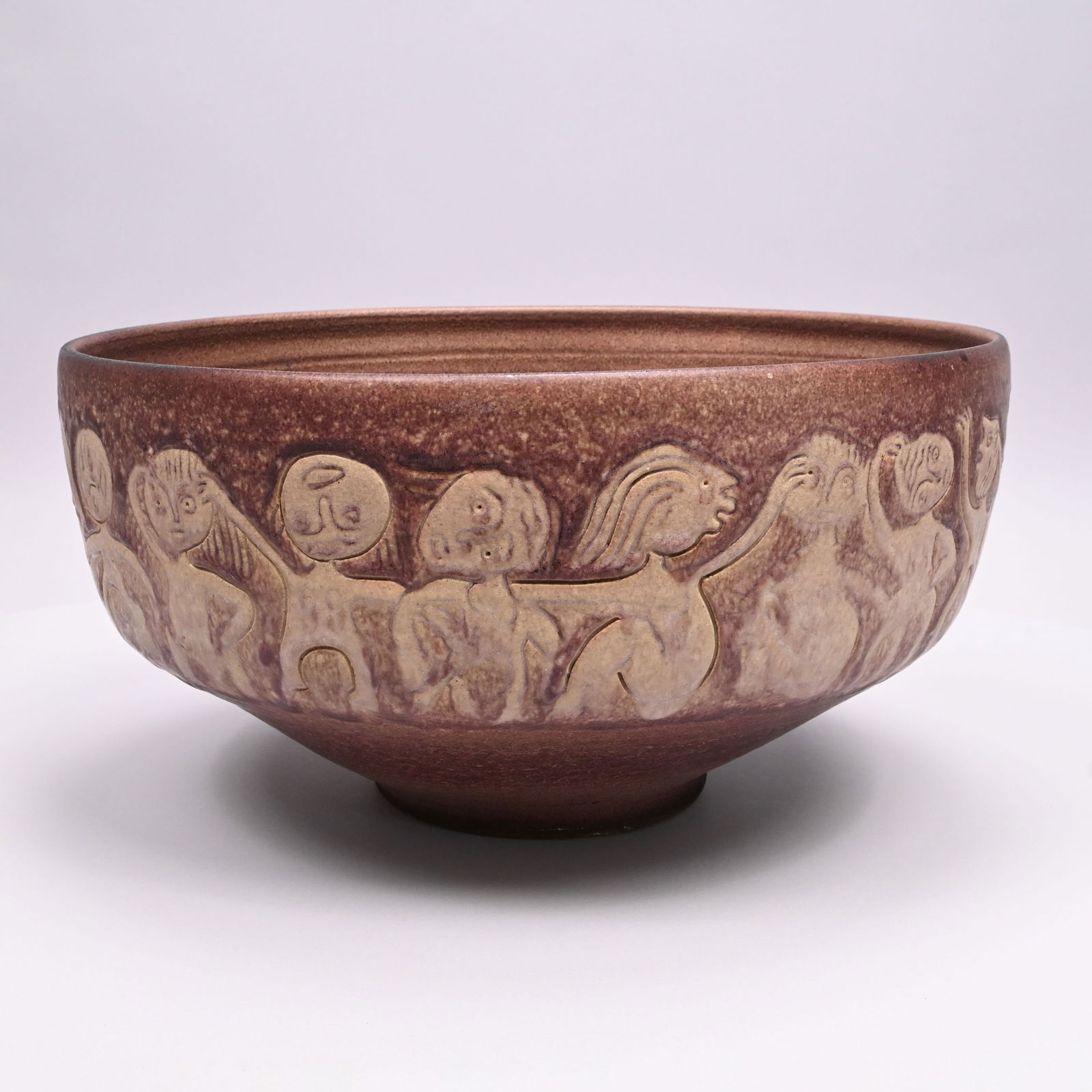 Edwin O. Scheier - Large Stoneware Bowl, 1992 (1 of 10)