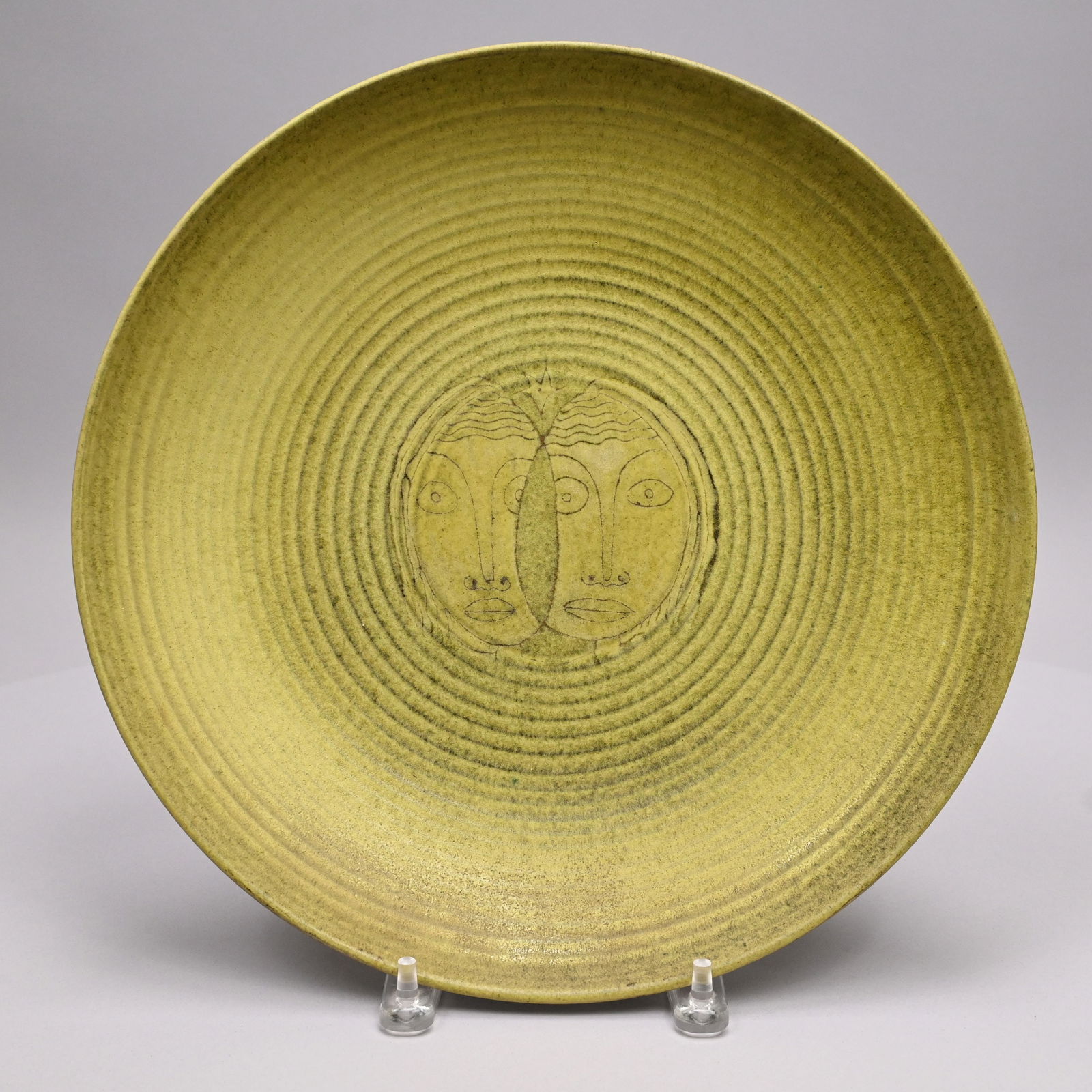 Edwin O. & Mary G. Scheier - Earthenware Charger (1 of 4)