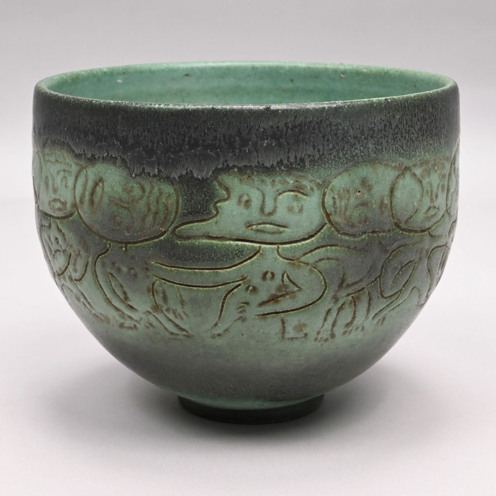 Edwin O. Scheier - Stoneware Bowl, 1989 (1 of 8)