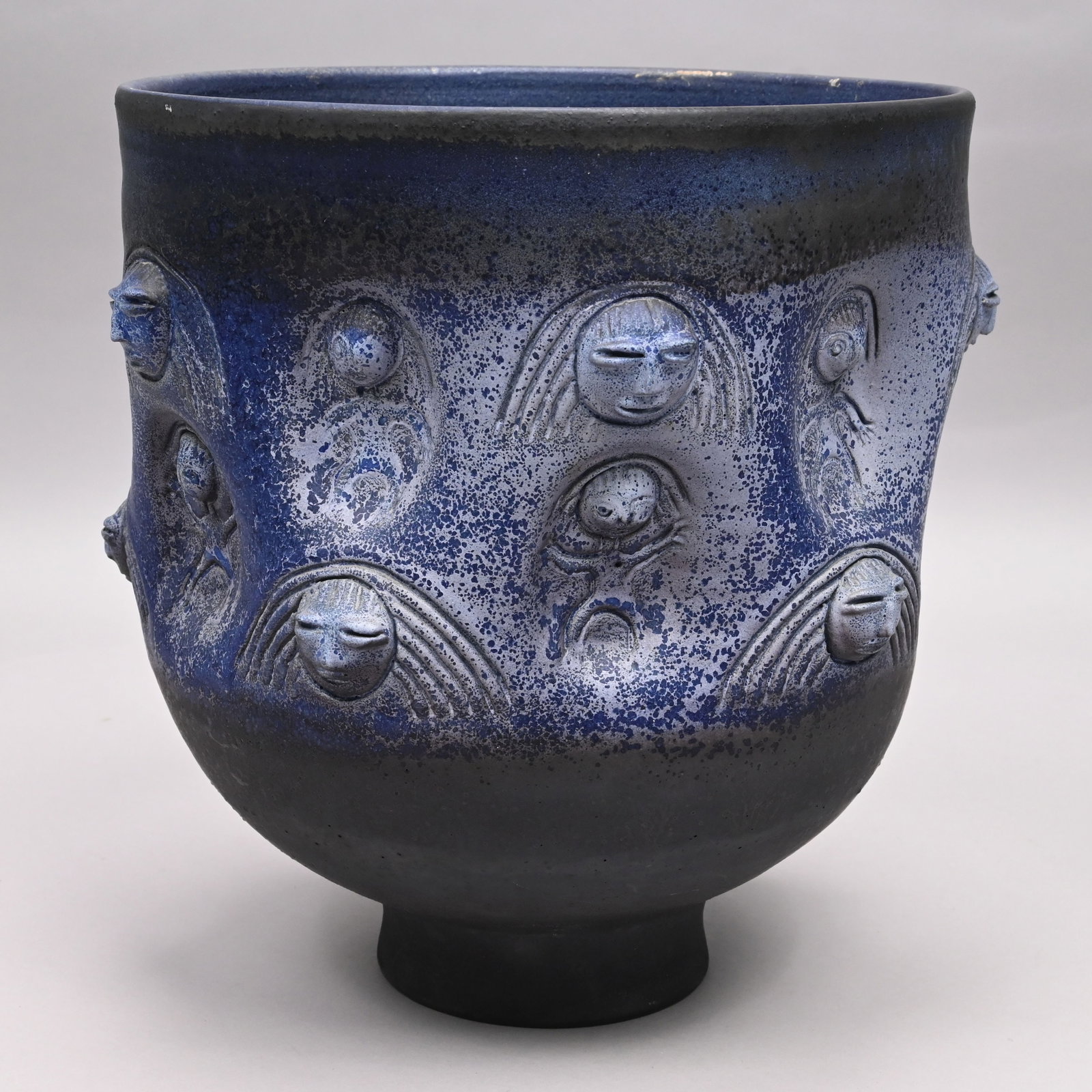 Edwin O. Scheier - Stoneware Footed Vessel, 1992 (1 of 7)