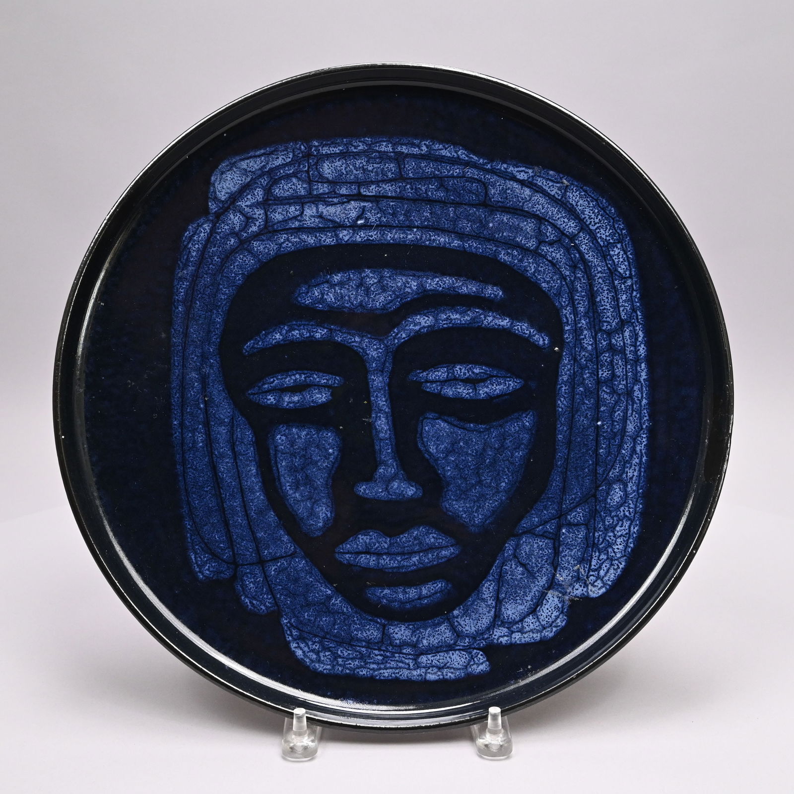 Edwin O.&Mary G. Scheier-Earthenware Charger, 1949 (1 of 4)