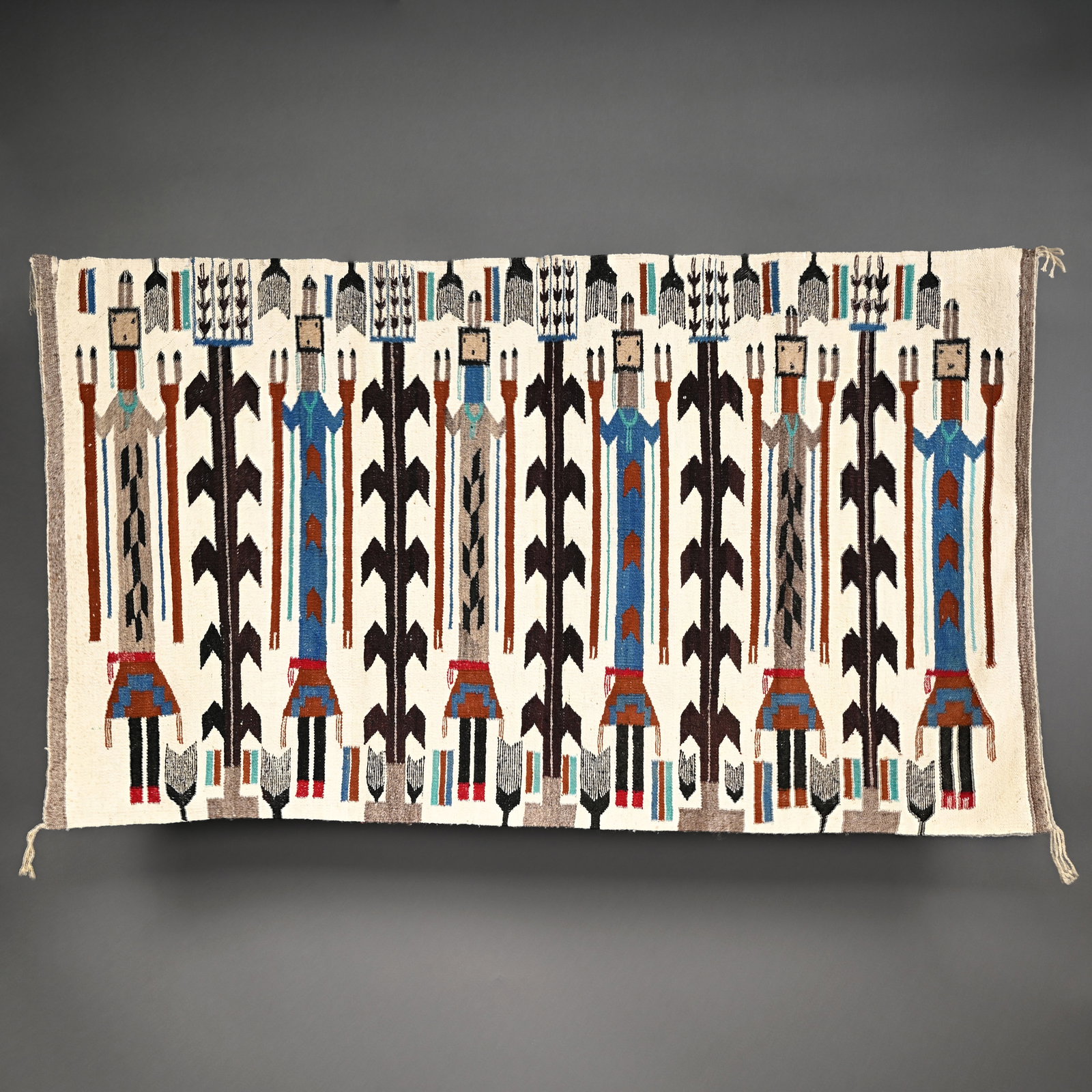 Navajo Pictorial Yei Weaving/ Rug (1 of 2)