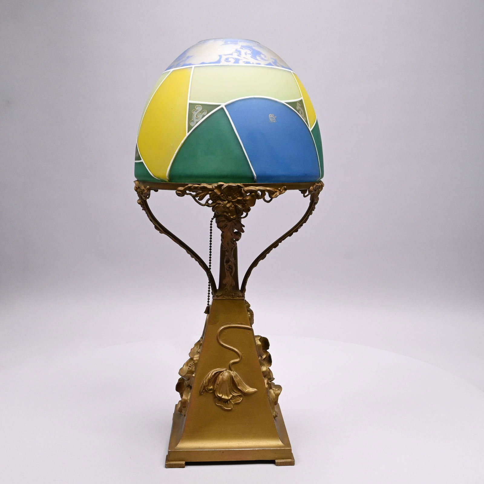 American Glass Table Lamp, Pairpoint Corporation (1 of 10)