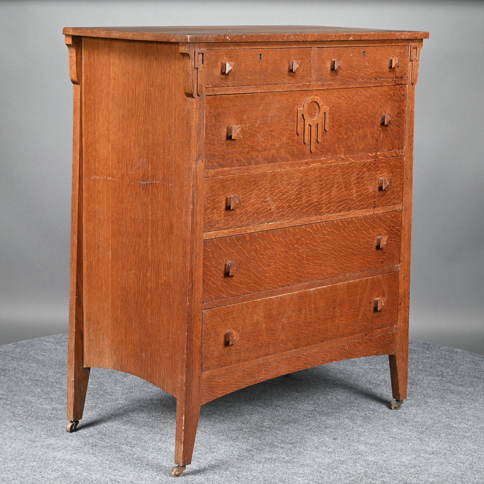 Arts & Crafts Oak Dresser, Holland Furniture Co. (1 of 10)