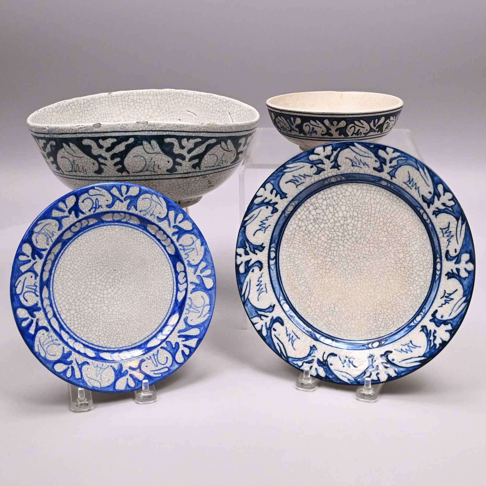 Four Dedham Pottery 'Rabbit' Wares (1 of 13)