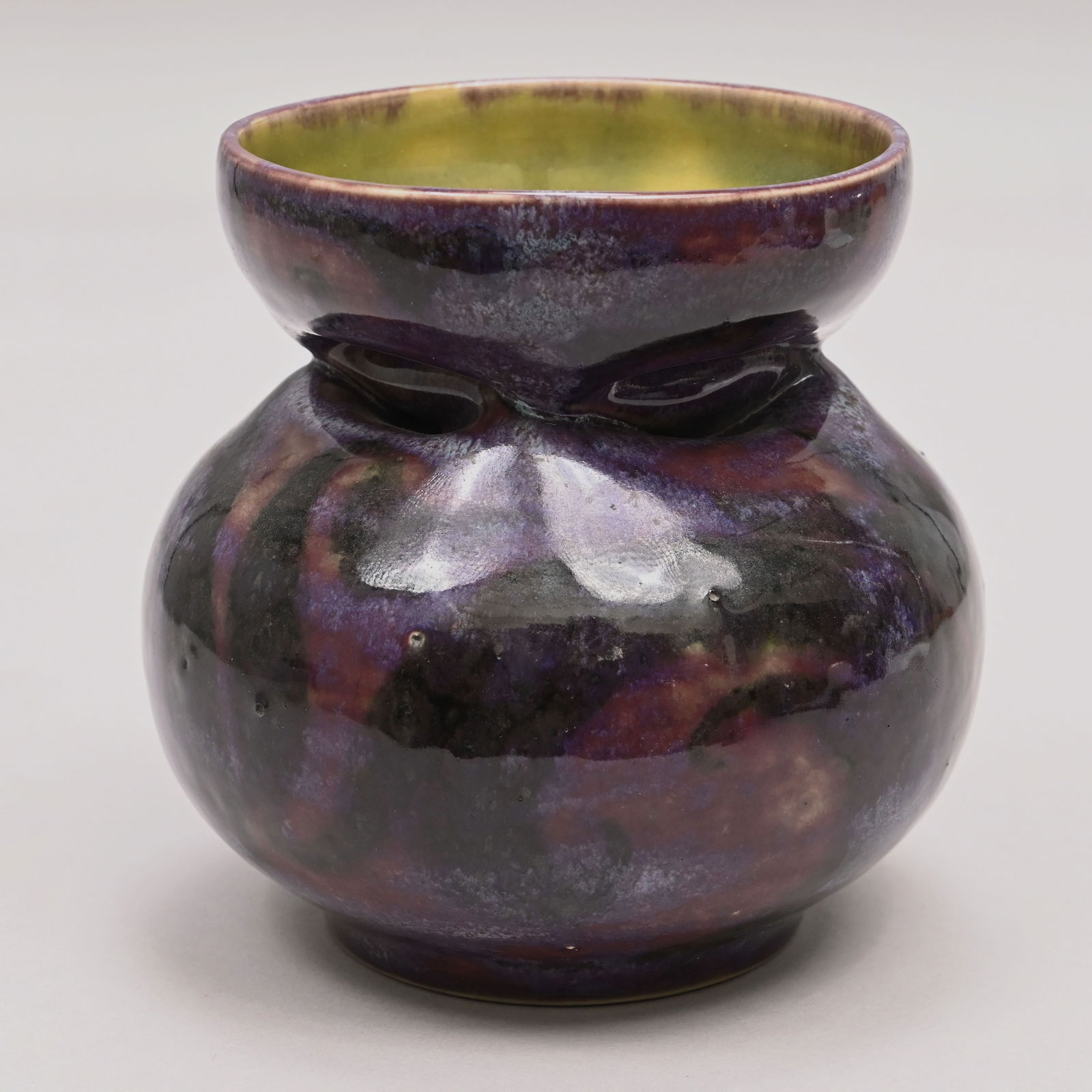 Royal Doulton Stoneware Vase, Mark V. Marshall (1 of 7)