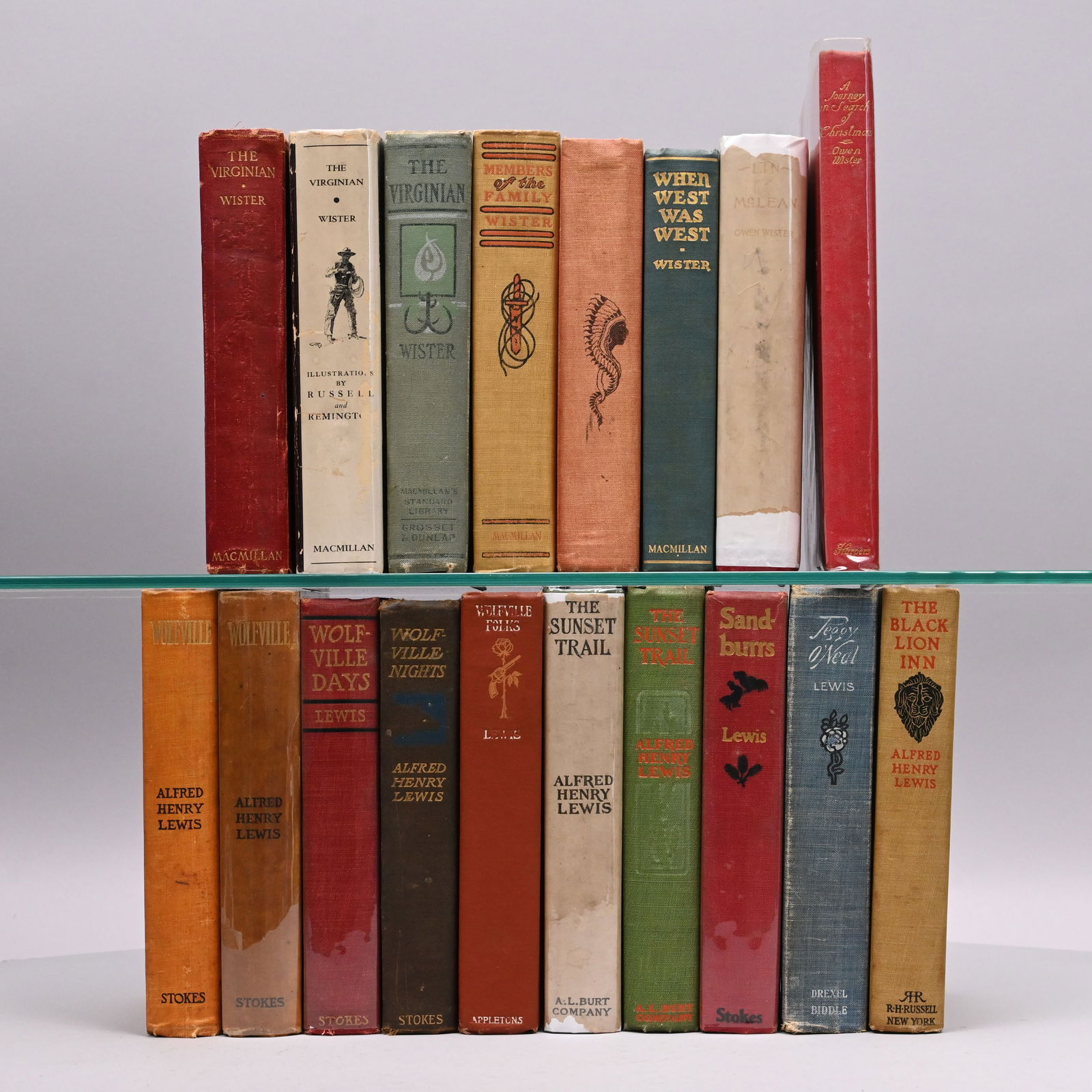 Eighteen Books by Alfred Henry Lewis & Owen Wister (1 of 9)