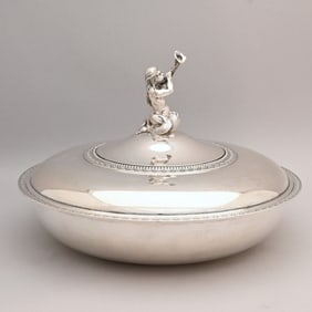 John C. Moore for Tiffany & Co. Silver Bowl Cover