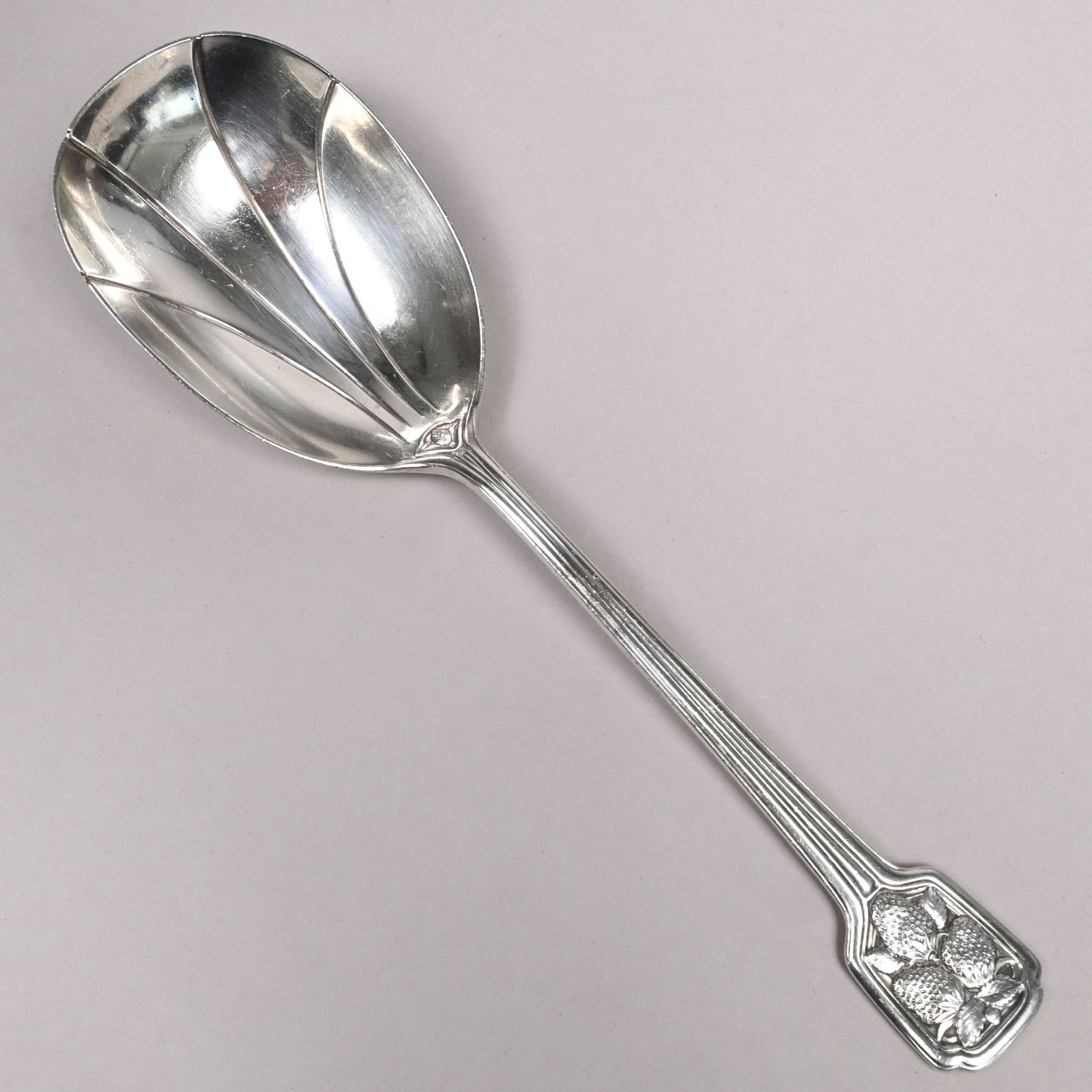 Tiffany & Co. Silver Strawberry Square Berry Spoon (1 of 4)