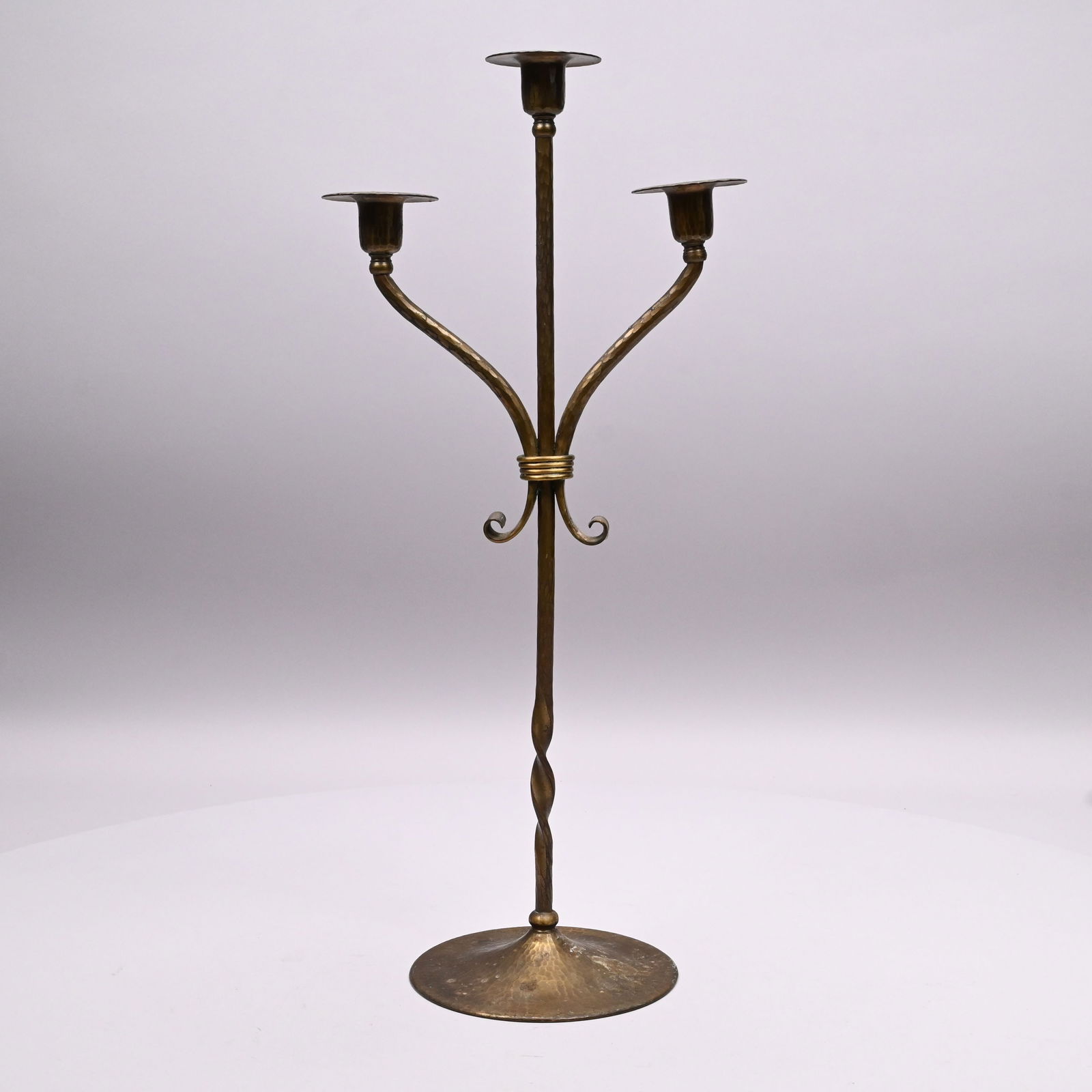 Arts & Crafts Hammered Copper Candelabrum,Roycroft (1 of 8)