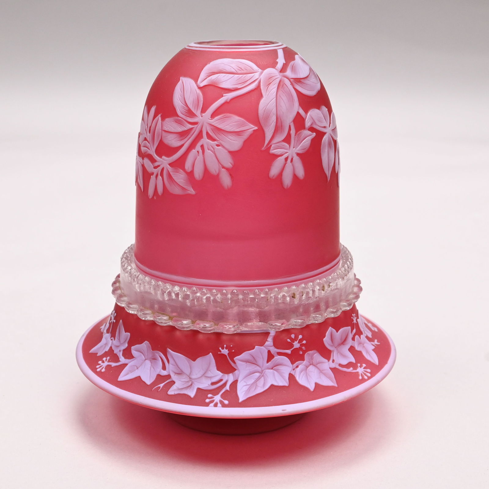 English Cameo Glass Fairy Lamp, Thomas Webb & Sons (1 of 9)