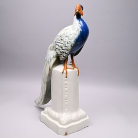 Schwarzburger Werkstatten Figure of a Peacock, W. Neuhauser