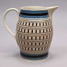 British Mochaware Pearlware Jug, Circa 1800