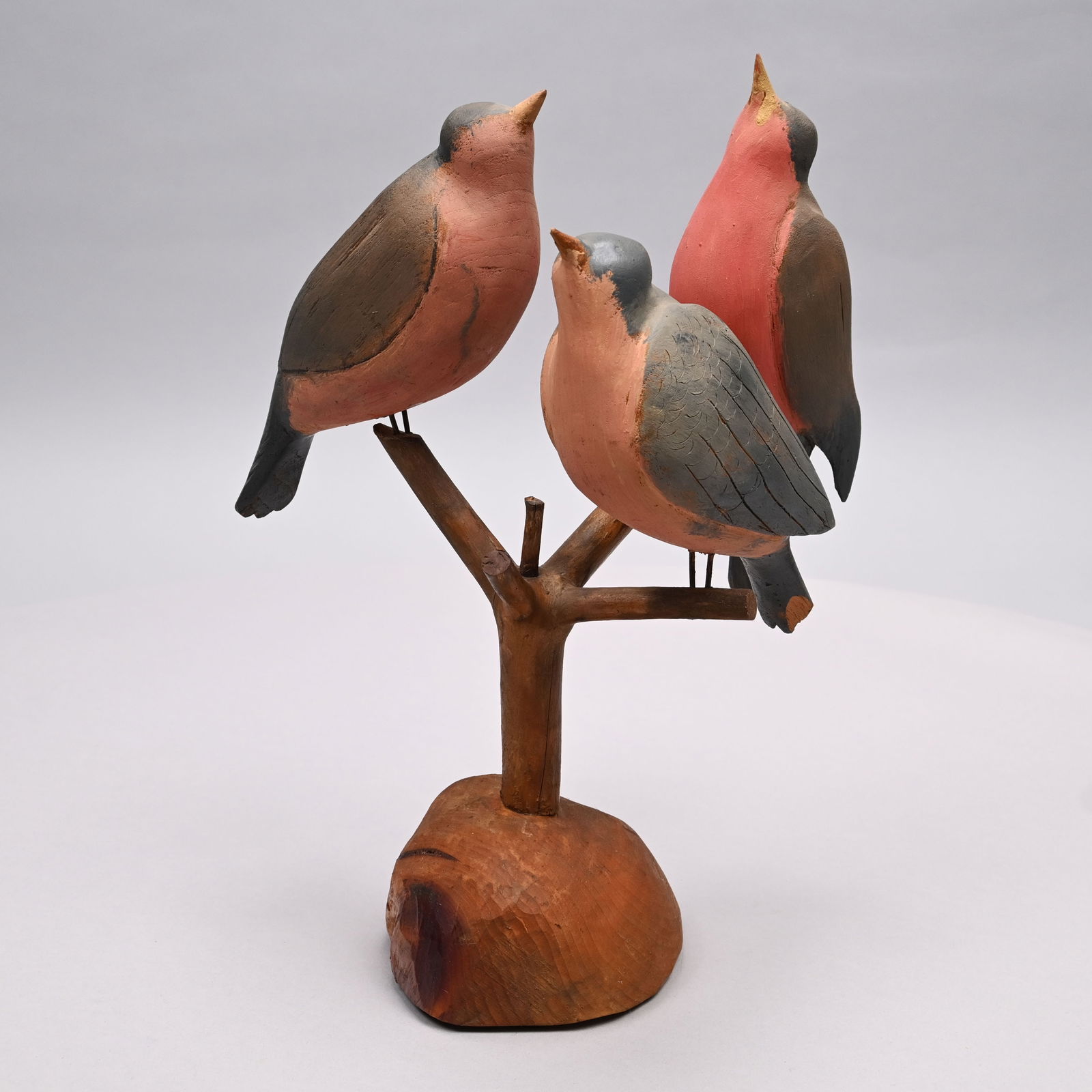Collins Eisenhauer - Folk Art Group of Robins (1 of 4)