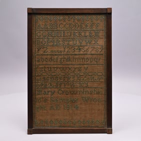 Mary Crowninshield's Needlework Band Sampler, 1814