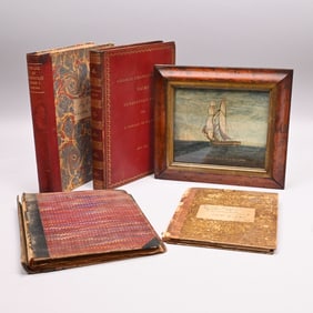 Group of Books,Print Pertaining to the "Cleopatra"