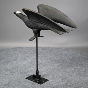 Folk Art Carved and Painted Figure of an Eagle
