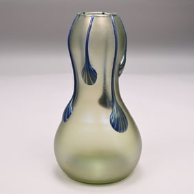 Austrian Phanomen Blown Glass Vase, Loetz Witwe