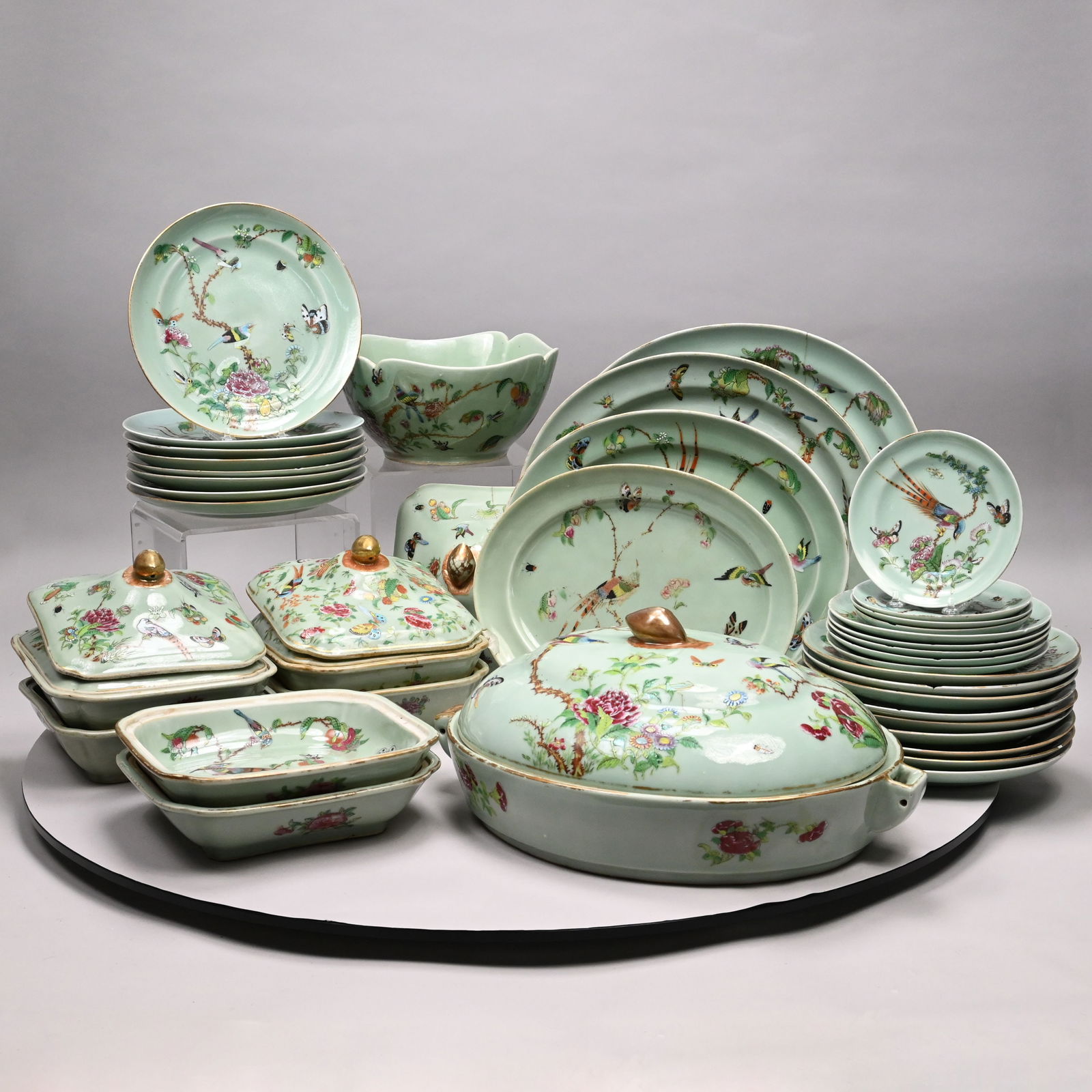 Cantonese Famille Rose Part Dinner Service (1 of 19)