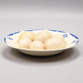 Christine Viennet - Trompe L'oeil Dish of Eggs