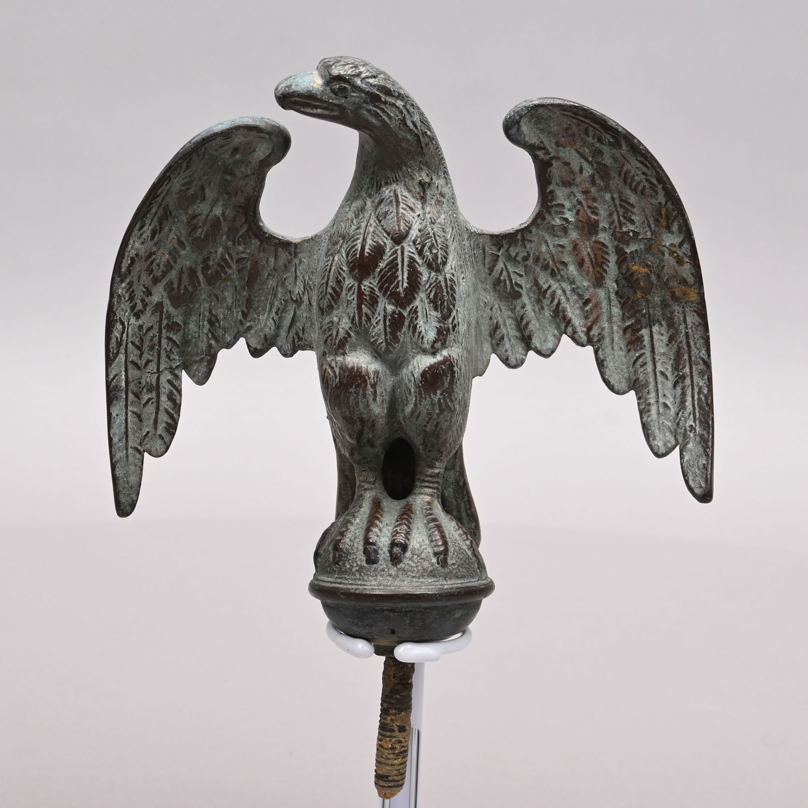 American Eagle Bronze Flagpole Finial (1 of 8)