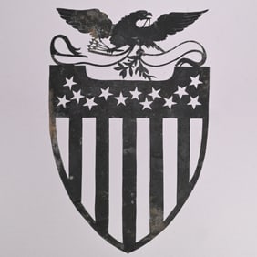 American Eagle & Shield Cut- Tin Patriotic Stencil