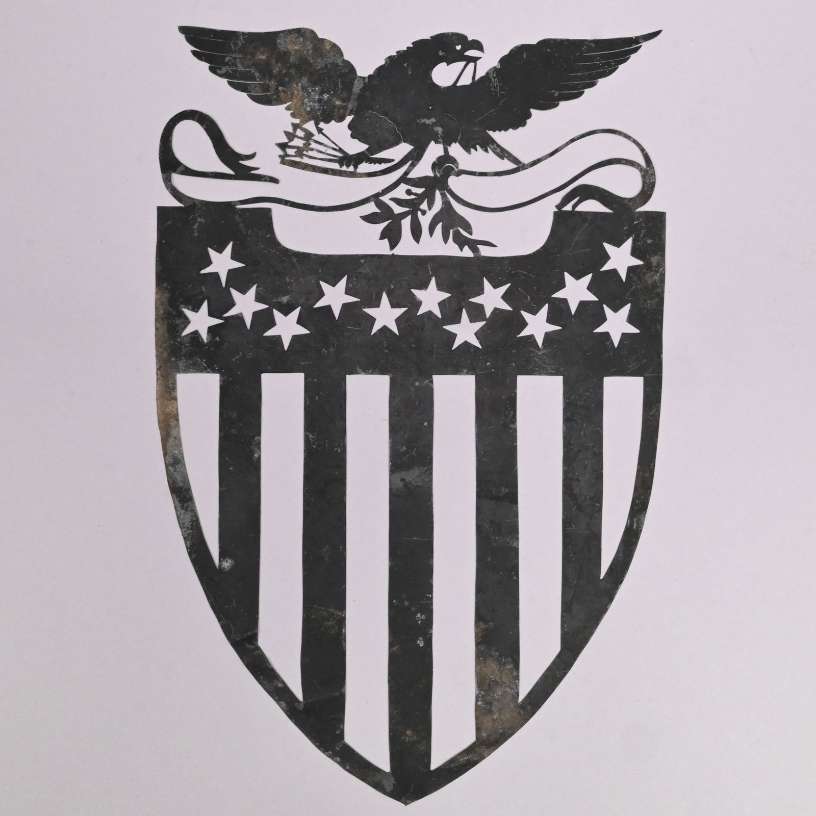 American Eagle & Shield Cut- Tin Patriotic Stencil (1 of 5)