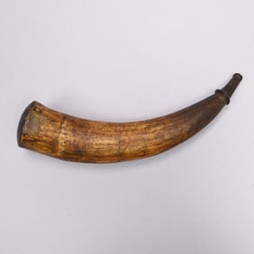 H.C.'s American Engraved Powder Horn