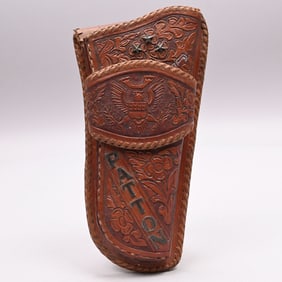 General George Patton's Tooled Leather Holster