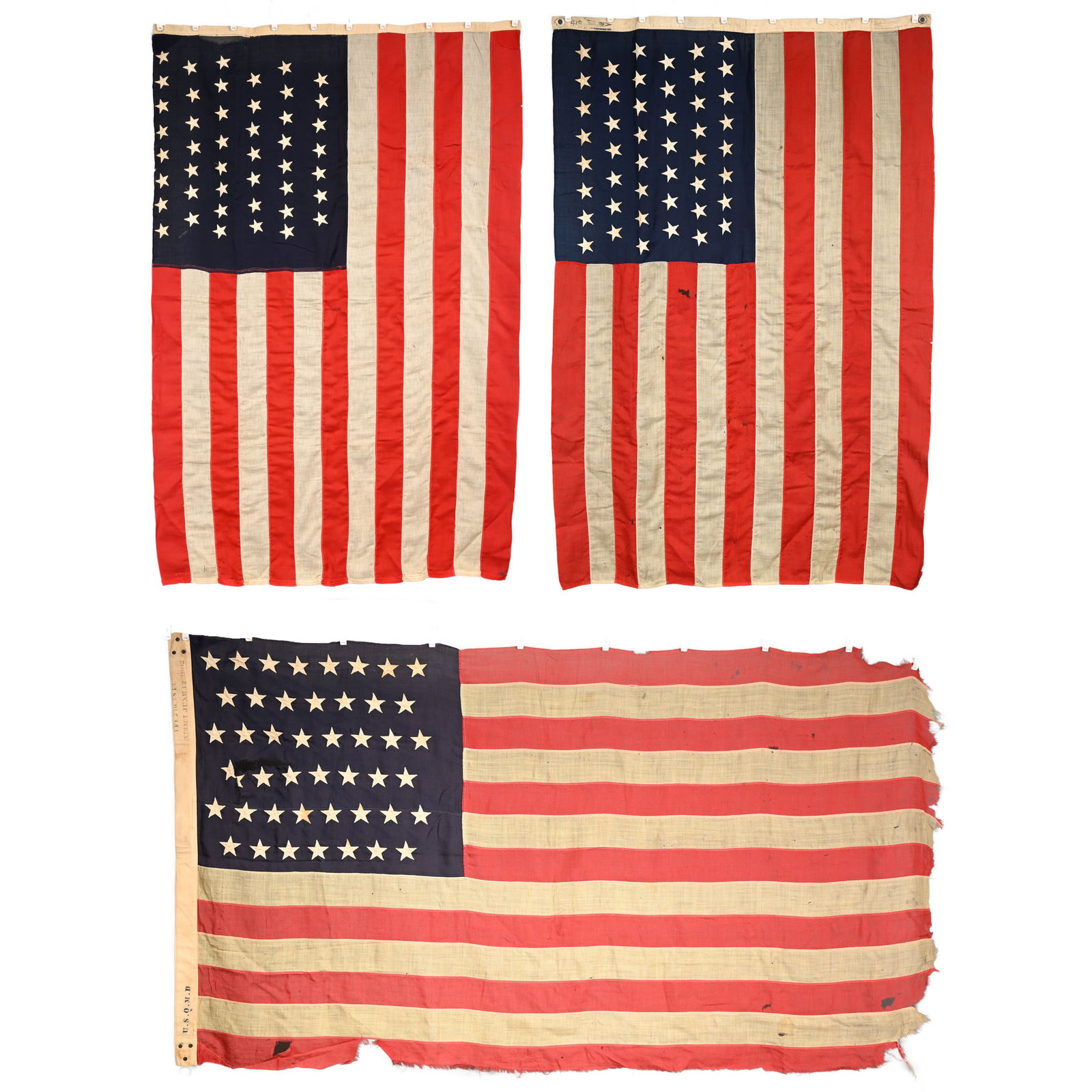 Three Historic American Flags, 45 & 46 Star (1 of 18)