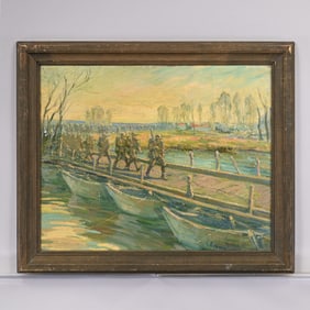 Charles Barbaro - "Crossing the Meuse River"